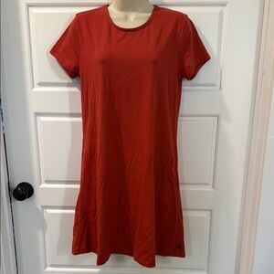 United by blue Organic Cotton Knitted Tee Shirt Dress with pockets small